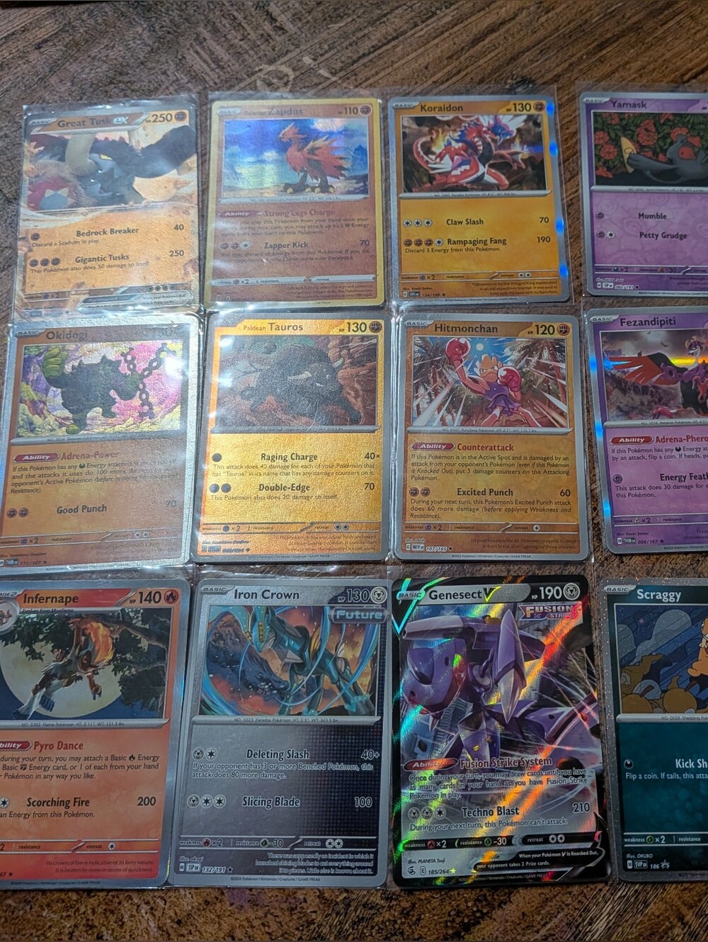 Pokemon Holo Card Lot - Gold, Purple, Silver, Blue, Black
